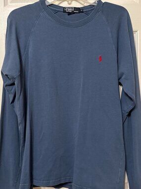 Polo by Ralph Lauren blue long sleeve shirt #preppy #classic